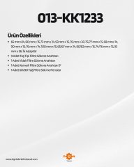 RICO 12 PARÇA TAS FİLTRE SÖKME SETİ