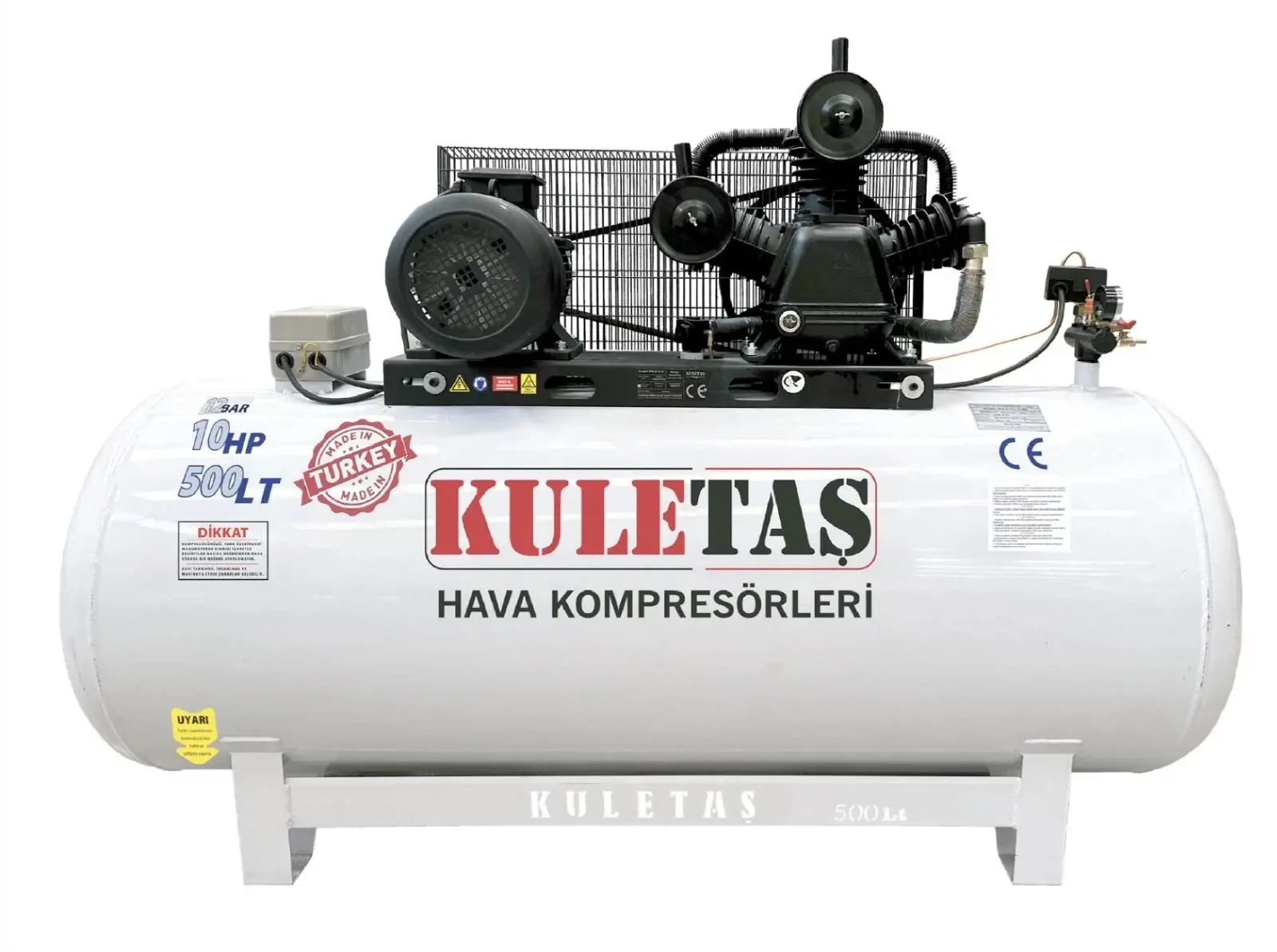 KULETAŞ HAVA KOMPRESÖRÜ 500 LT 10 HP 12  BAR