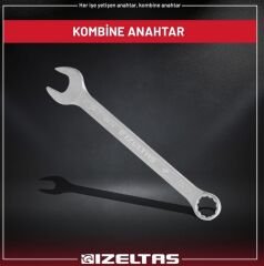 İZELTAŞ Kombine Anahtar Kısa Boy 17MM