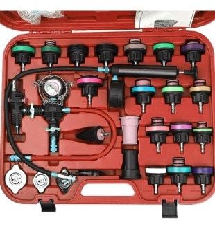 NT 28PC Radyatör Kaçak Test  Ve Soğutma Sistemi Basınç Test Cihazı