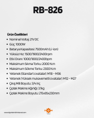 ARM Şarjlı Somun Sökme 3/4 2300 NM 21V