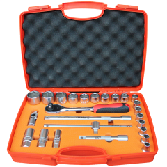 RİCO 25 PARÇA 1/2” 6 KÖŞE LOKMA SETİ