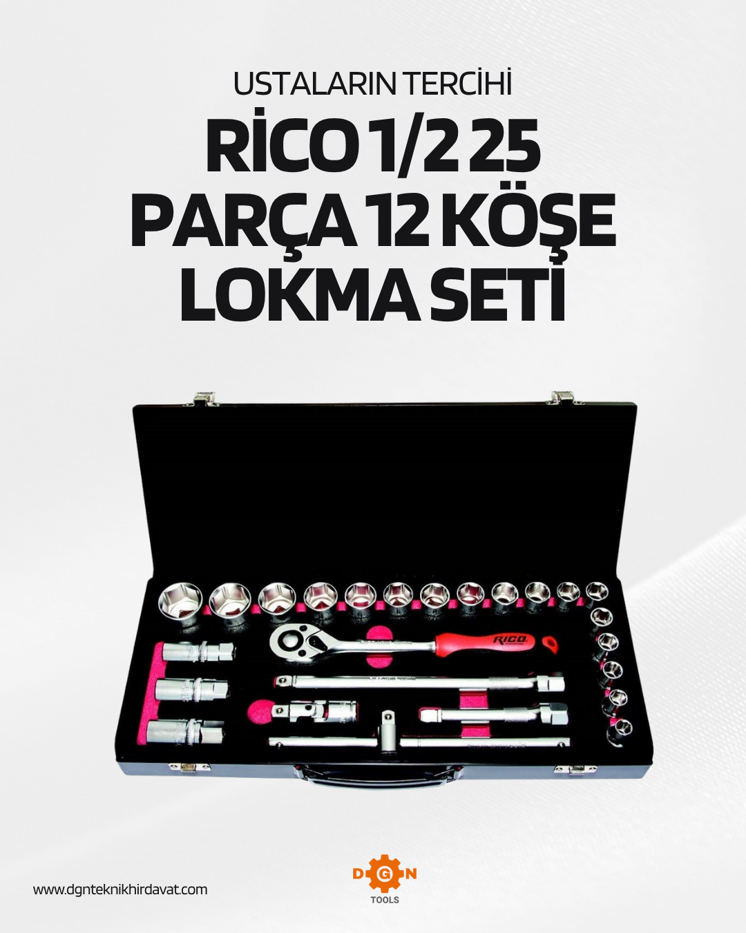 RİCO 1/2 25 PARÇA 12 KÖŞE LOKMA SETİ
