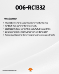 RİCO 1/2 SAPLAMA SÖKME LOKMA SETİ