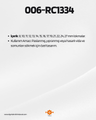 RİCO 1/2 16 PARÇA  TWİST LOKMA SETİ