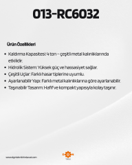 RİCO HİDROLİK DOĞRULTMA TAKIMI 4 TON