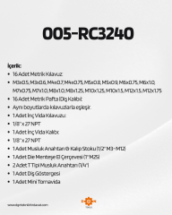 RİCO 40 PC PAFTA KILAVUZ SETİ