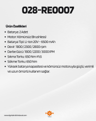 RİCO 1/2 ŞARJLI SOMUN SIKMA 650 NM