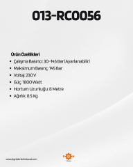 RİCO BASINÇLI YIKAMA MAKİNESİ 145 BAR