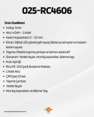 RİCO ŞARJLI BAĞ MAKASI R-032