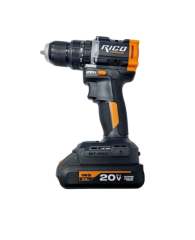 Rico Darbeli Şarjlı Matkap Çelik Mandren Çift Akü 60 Nm 20V