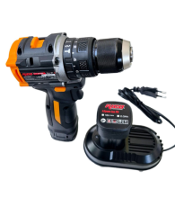 Rico Darbeli Şarjlı Matkap Çelik Mandren Çift Akü 50 Nm 16V