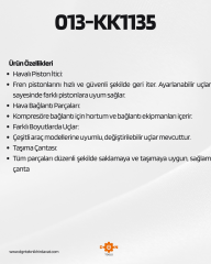 RİCO HAVALI FREN İTME PİSTONU 16 PC