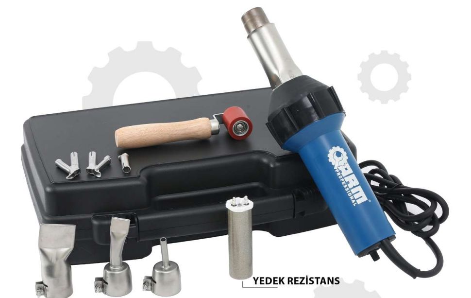 ARM Professional Plastik Kaynak Makinesi Seti 1600W