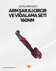 ARM 1/2 ŞARJLI CIRCIR VE VİDALAMA SETİ 160 NM RB-JB120A