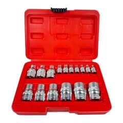 ARM PROFESSİONAL 16 Parça E-İç Torx Lokma Seti 1/2″ ve 1/4″ Drive ile Profesyonel Torx