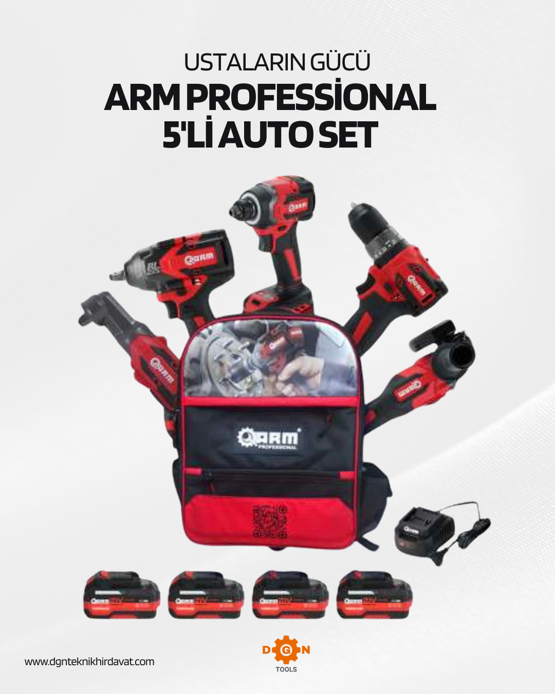 ARM PROFESSİONAL  5'Lİ AUTO SET