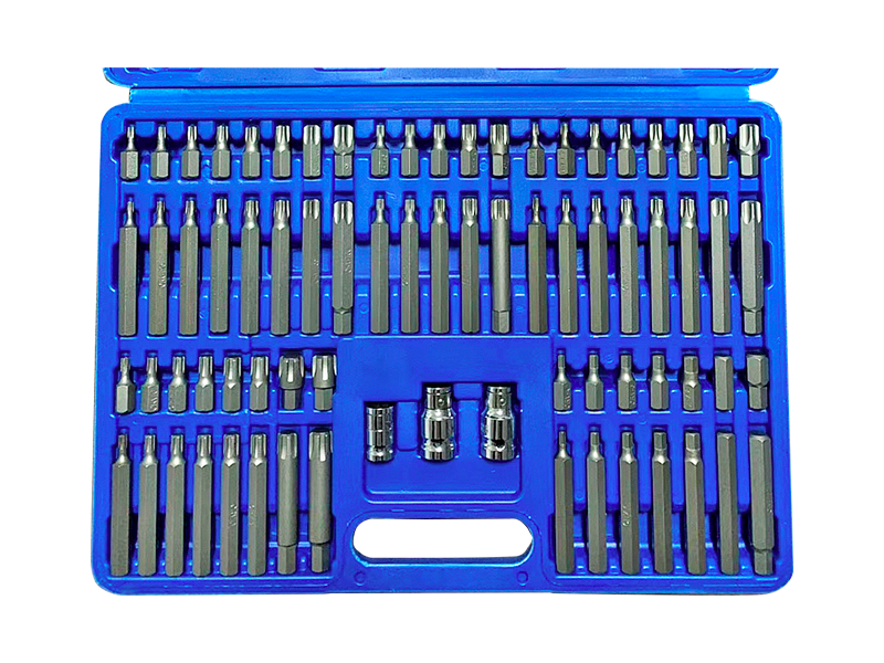 NT 75PC Bits Uç Takımı Torx- Delikli Torx- M Tipi- Ribe- Allen NCSETBA75