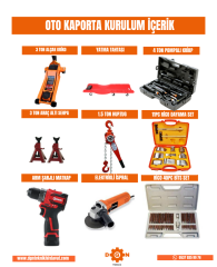 DGNTEKNİK Kaporta Kurulum Paket