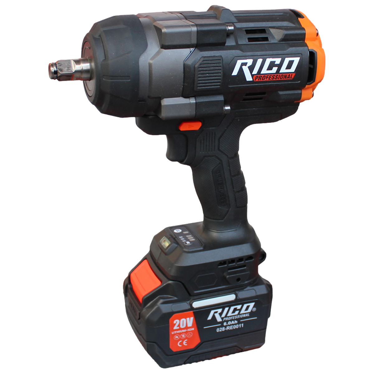 Rico 1300Nm 1/2 Şarjlı Darbeli Somun Sıkma Kömürsüz Çift Akülü 028-RE0011