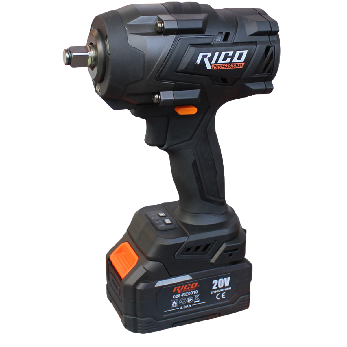 Rico 850Nm 1/2 Şarjlı Darbeli Somun Sıkma Kömürsüz Çift Akülü 028-RE0010