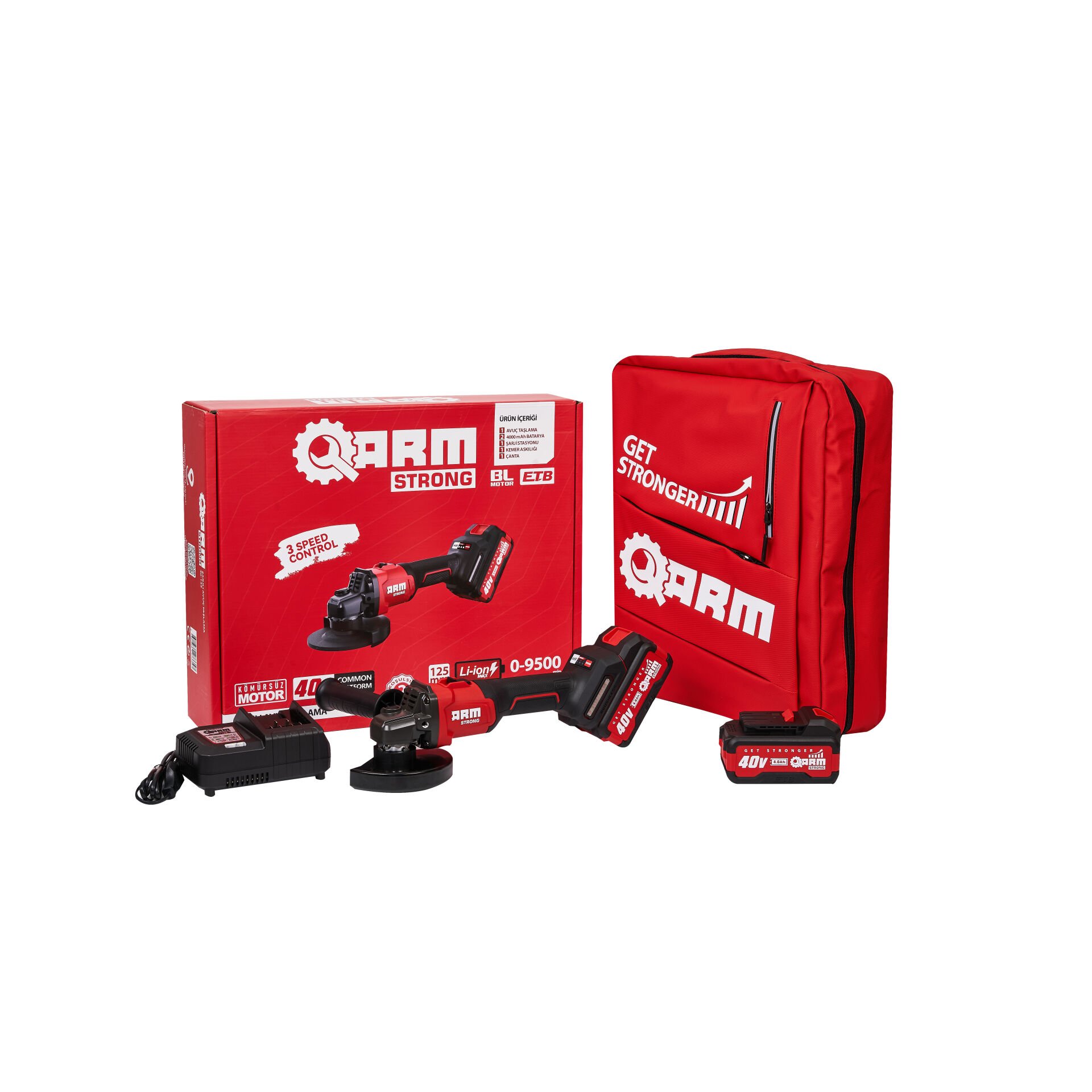 ARM 40V Şarjlı Avuç Taşlama