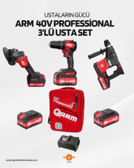 ARM  40V PROFESSİONAL 3'LÜ USTA SET