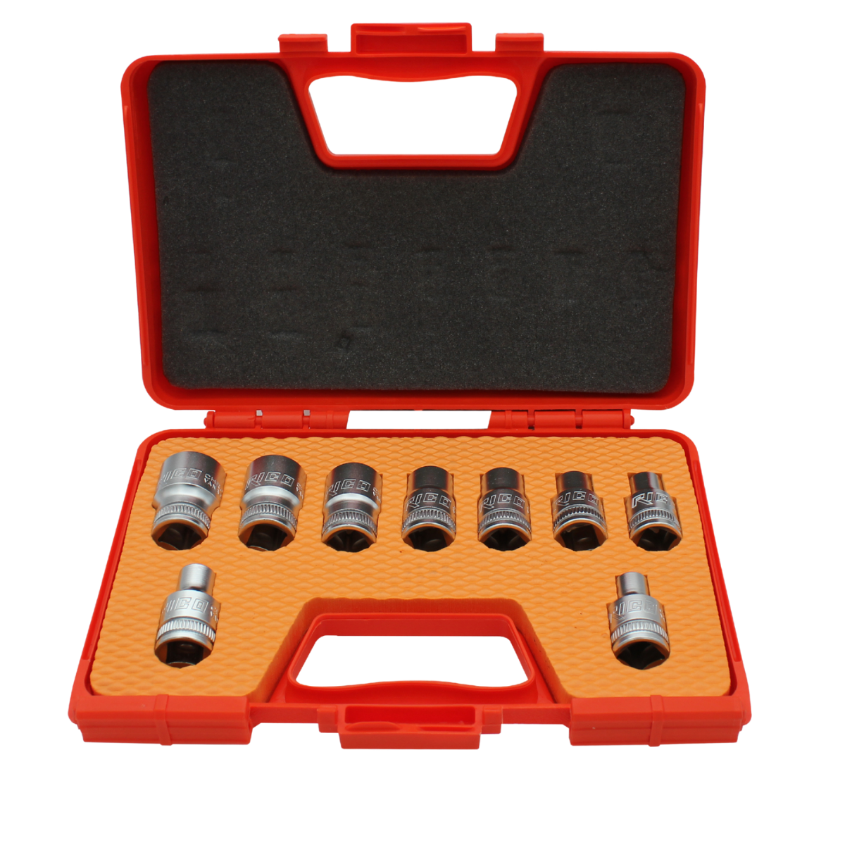RICO 9 PARÇA 1/2'' İÇ TORX E LOKMA SETİ KISA