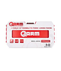 ARM 8 PARÇA 1/2 DARBELİ TX (TORX) LOKMA TAKIMI