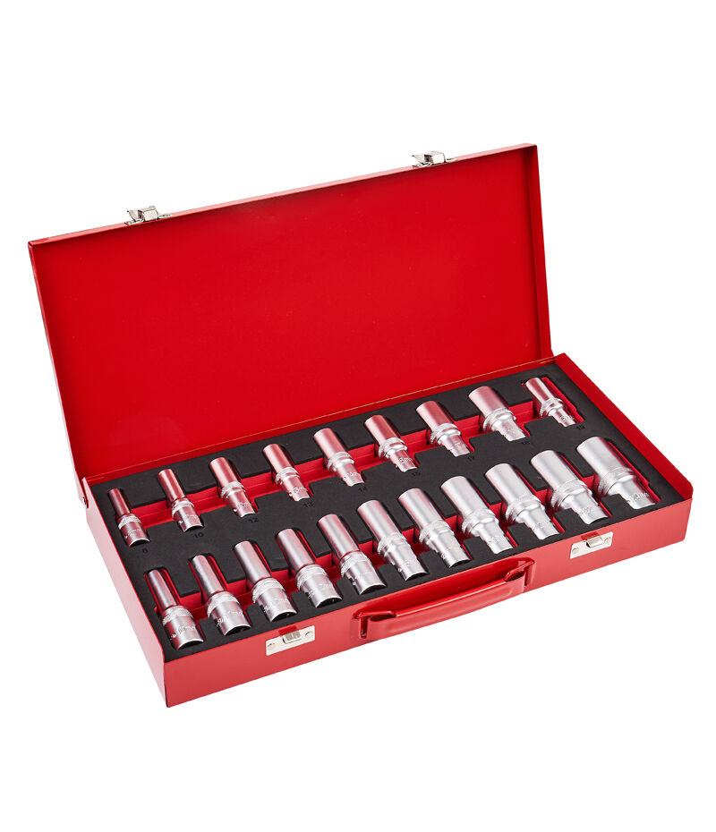 ARM 6 KÖŞE 20 PARÇA 1/2 ve 3/8  UZUN  LOKMA SETİ